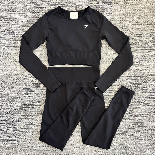 Small Black Gymshark Set