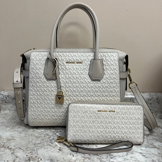 Michael Kors Mercer Satchel Purse and Wallet Set!