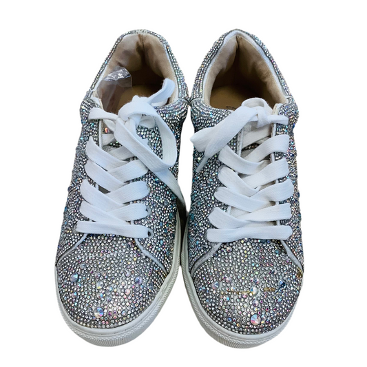 Betsey Johnson Sidney size 4 jeweled sneakers