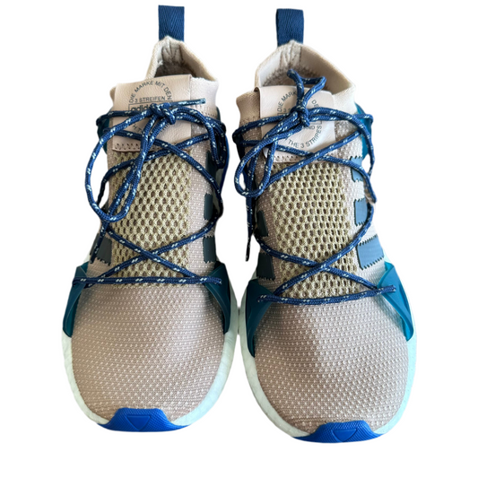 Adidas 7.5 Blue/Light Brown Tennis Shoes