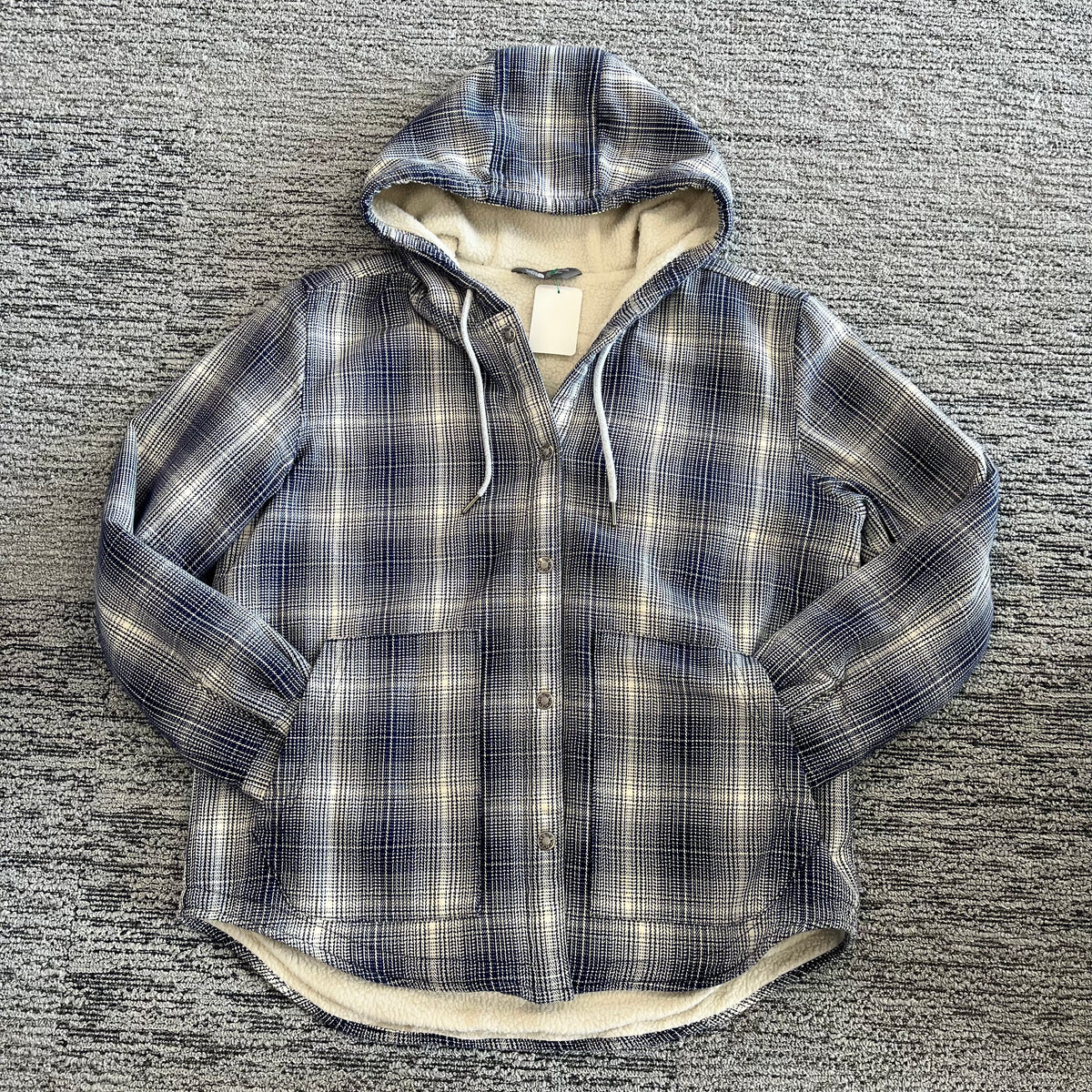 Large Plaid North Face Jacket
