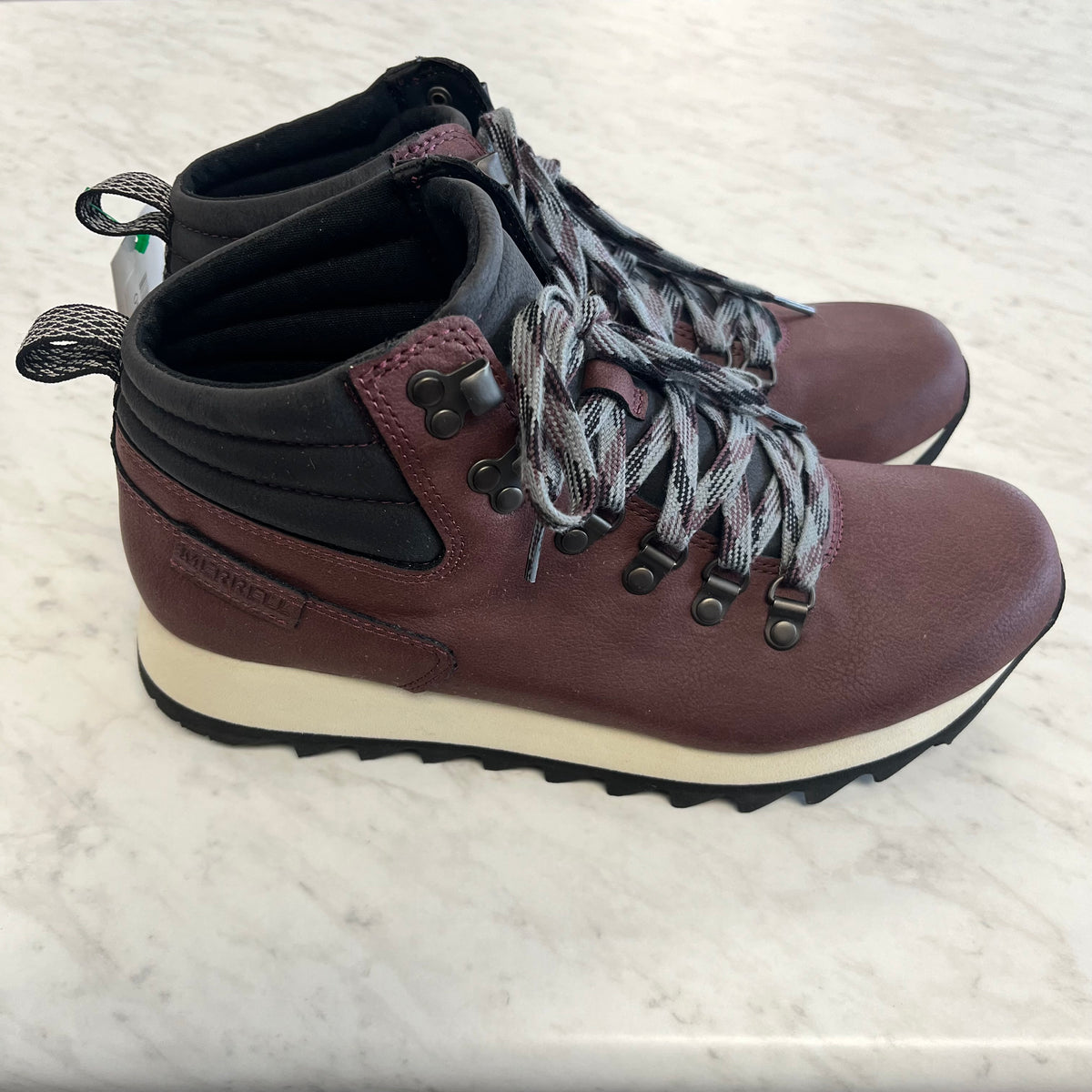 Size 9 Burgundy Merrell Boots