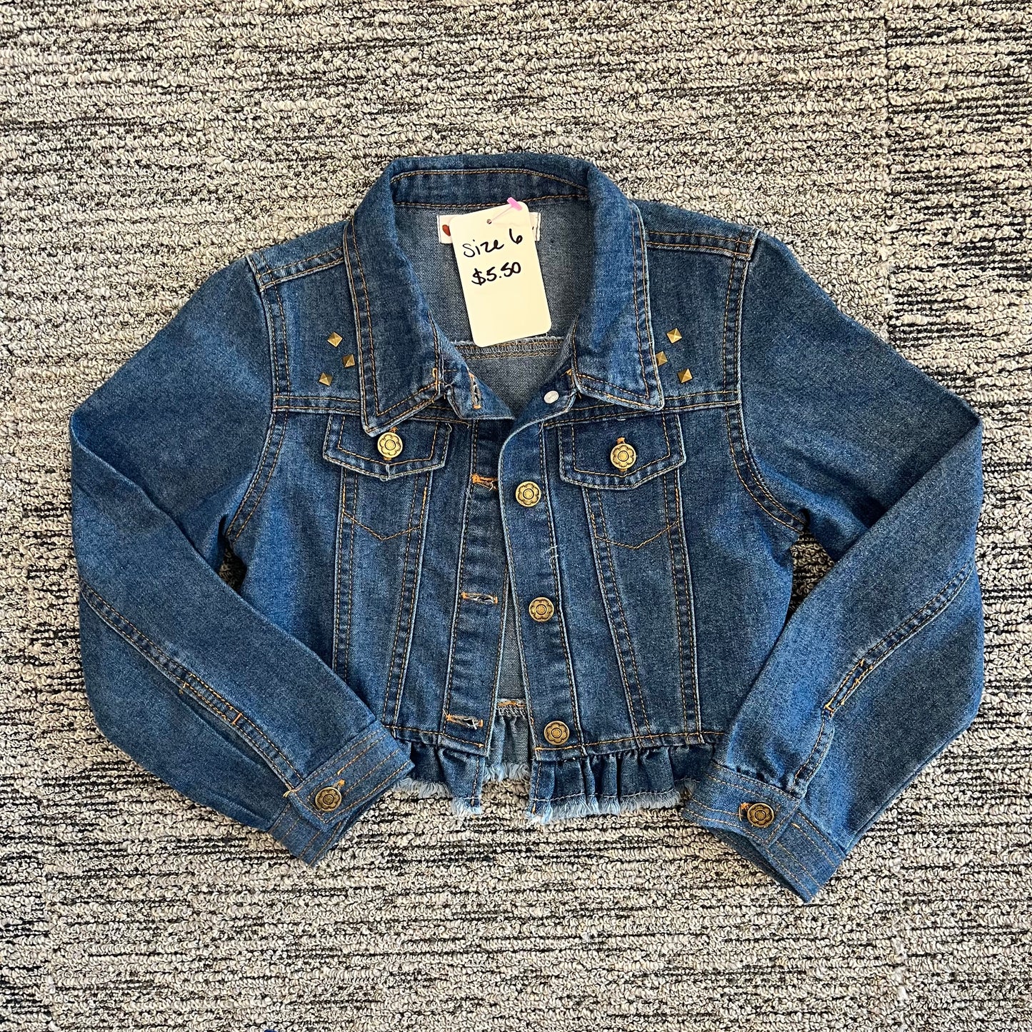 Girls Size 6 Nannette Kids Denim Jacket