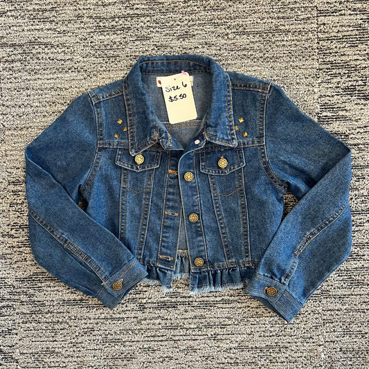 Girls Size 6 Nannette Kids Denim Jacket