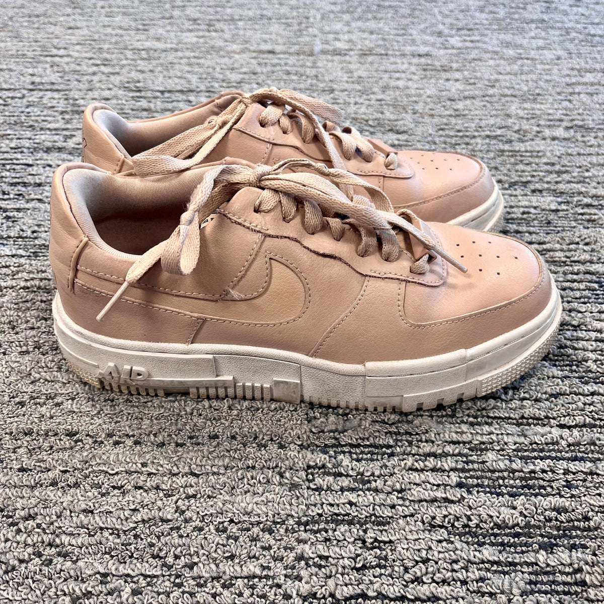 Size 7.5 Pink Nike Air Force 1s