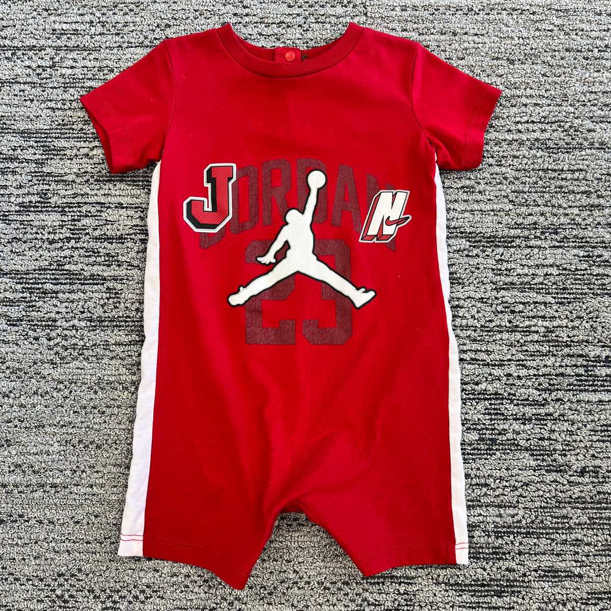 Boys 18M Air Jordan Romper