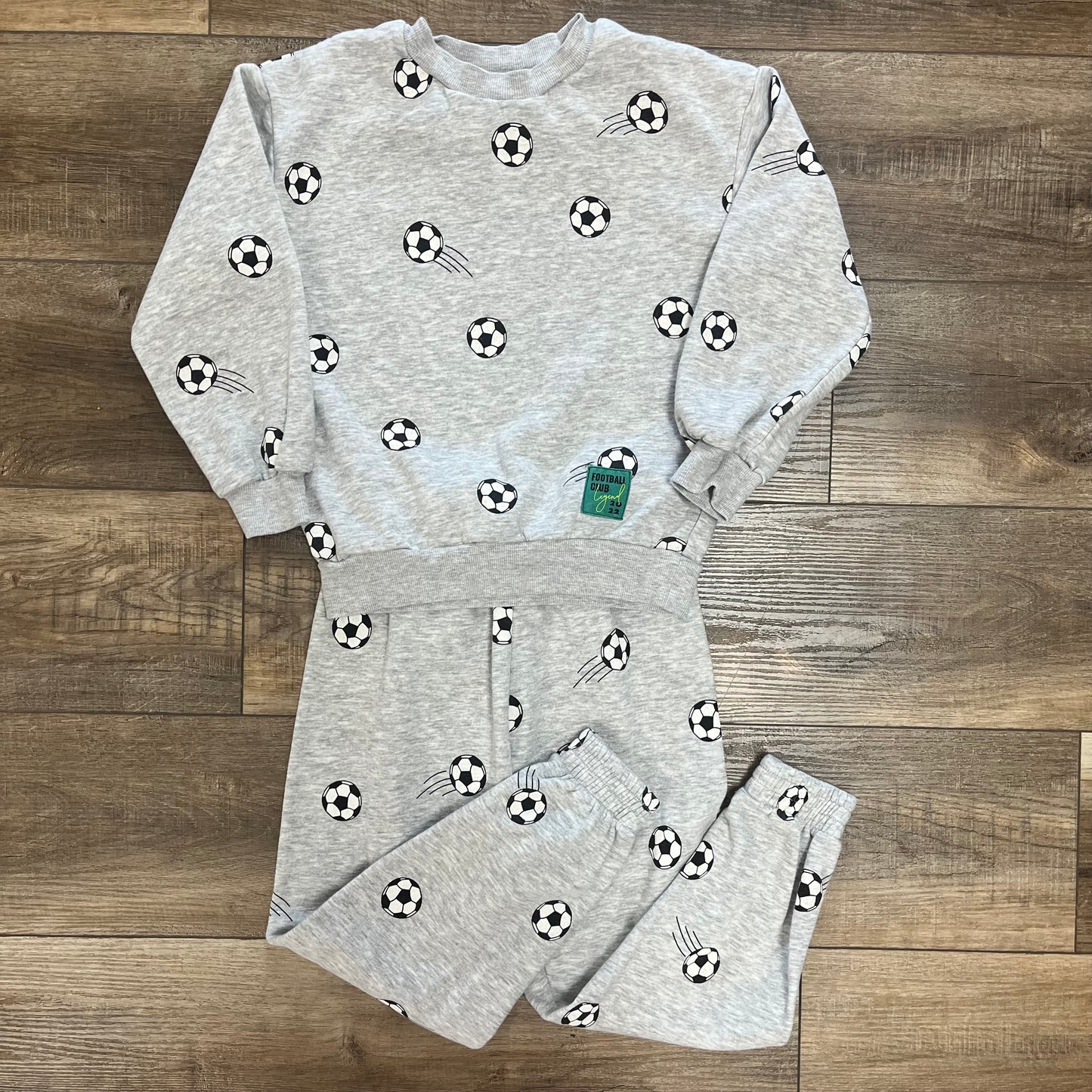 Kids Size 6 H&M Soccer Sweat Set