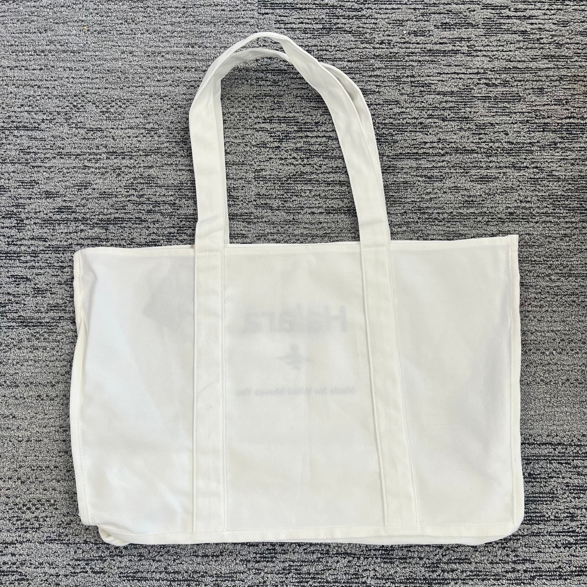 White Halara Tote Bag