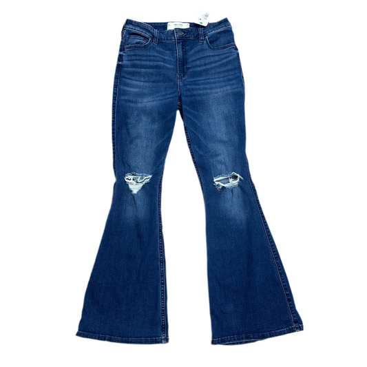 Hollister 6 Distressed High Rise Flare Jeans