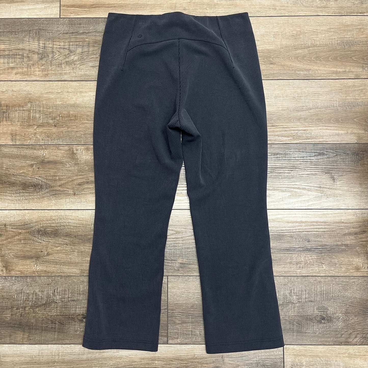Size 10 Lululemon Ribbed Softstreme Zip-Leg High-Rise Cropped Pants