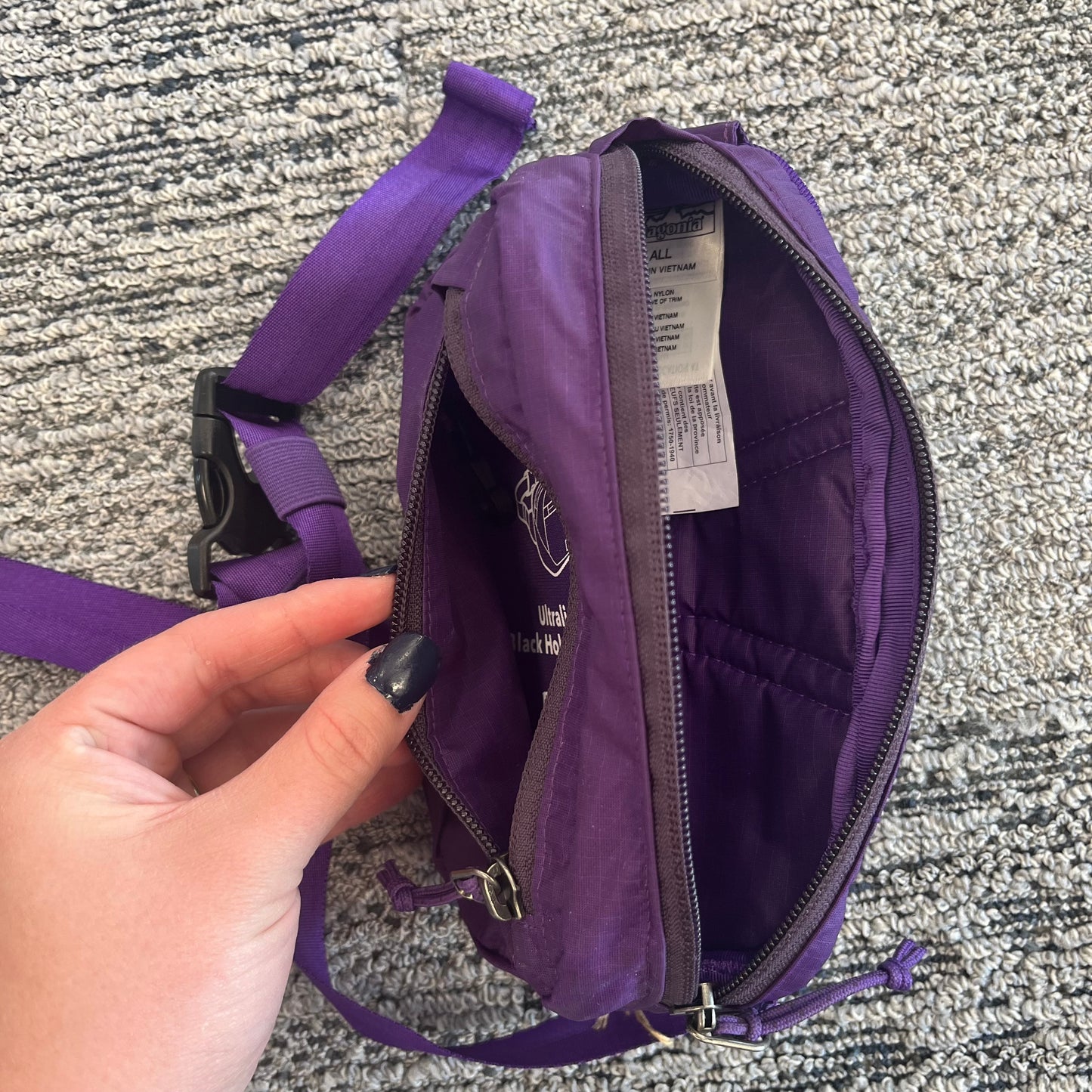 Purple Patagonia Ultralight Hip Pack