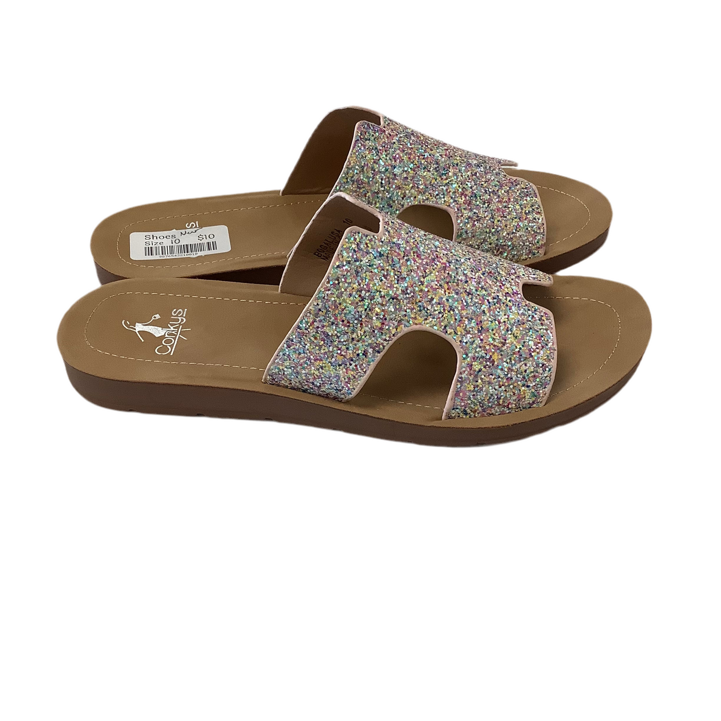 Sparkly Sandals Size 10