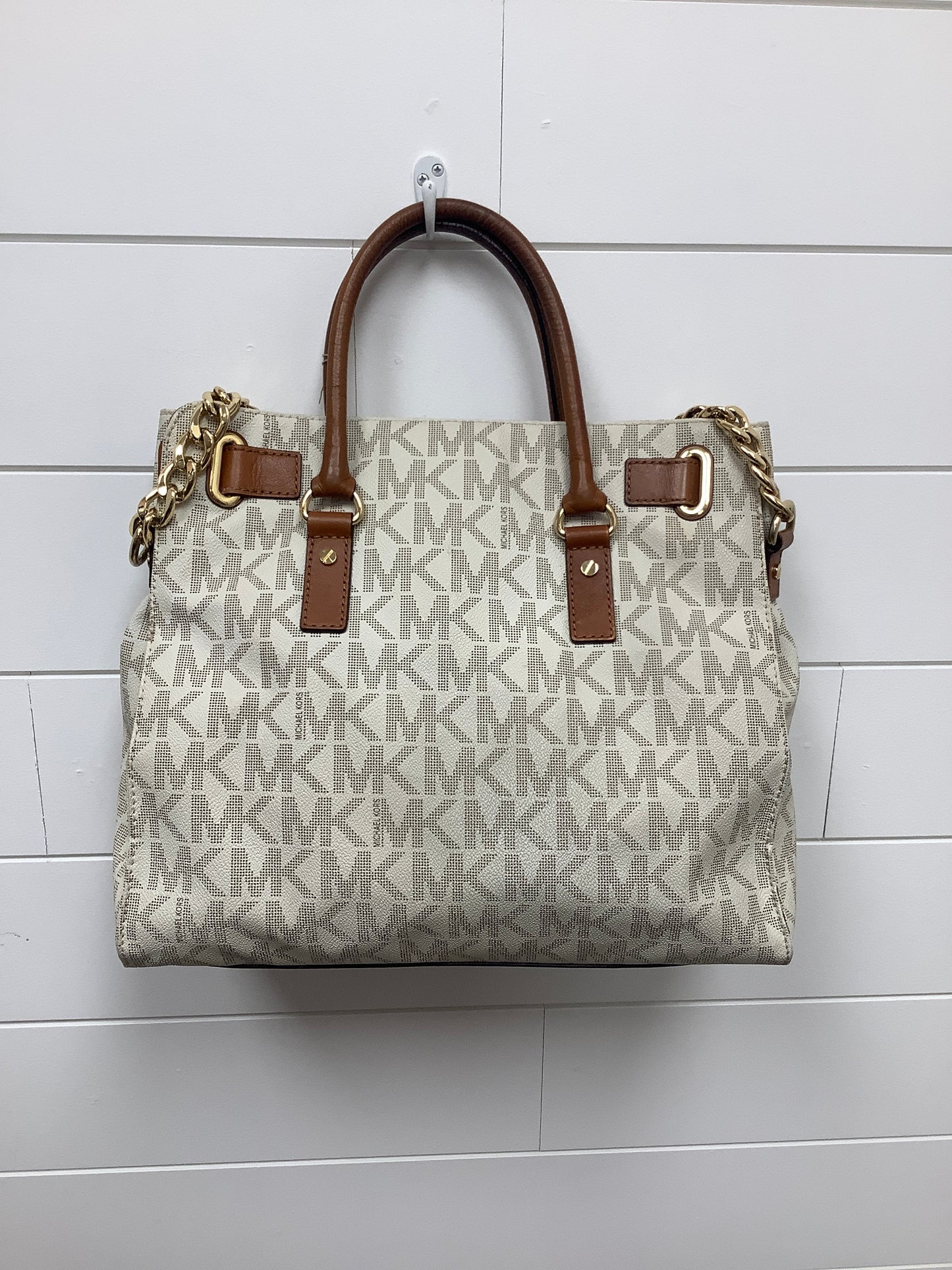 Michael Kors Vanilla Hamilton Bag