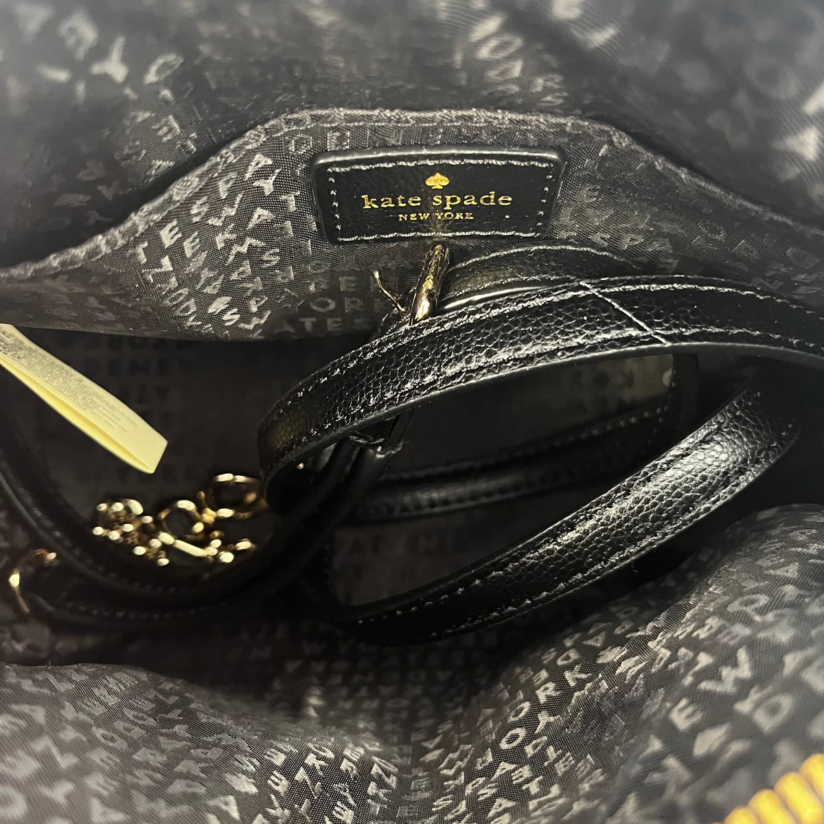 Black Kate Spade Sequin Purse