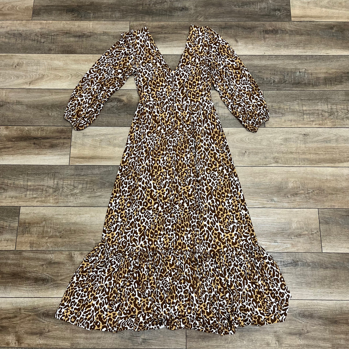 Size 2 Lilly Pulitzer Ivette Leopard Print Maxi Dress