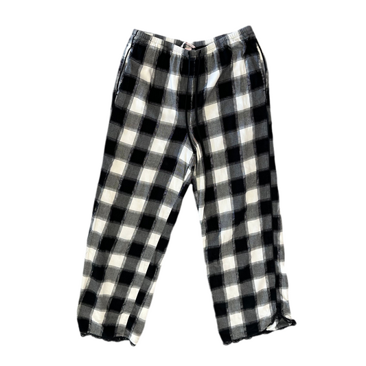 Victoria Secret M Black/White Plaid Pants