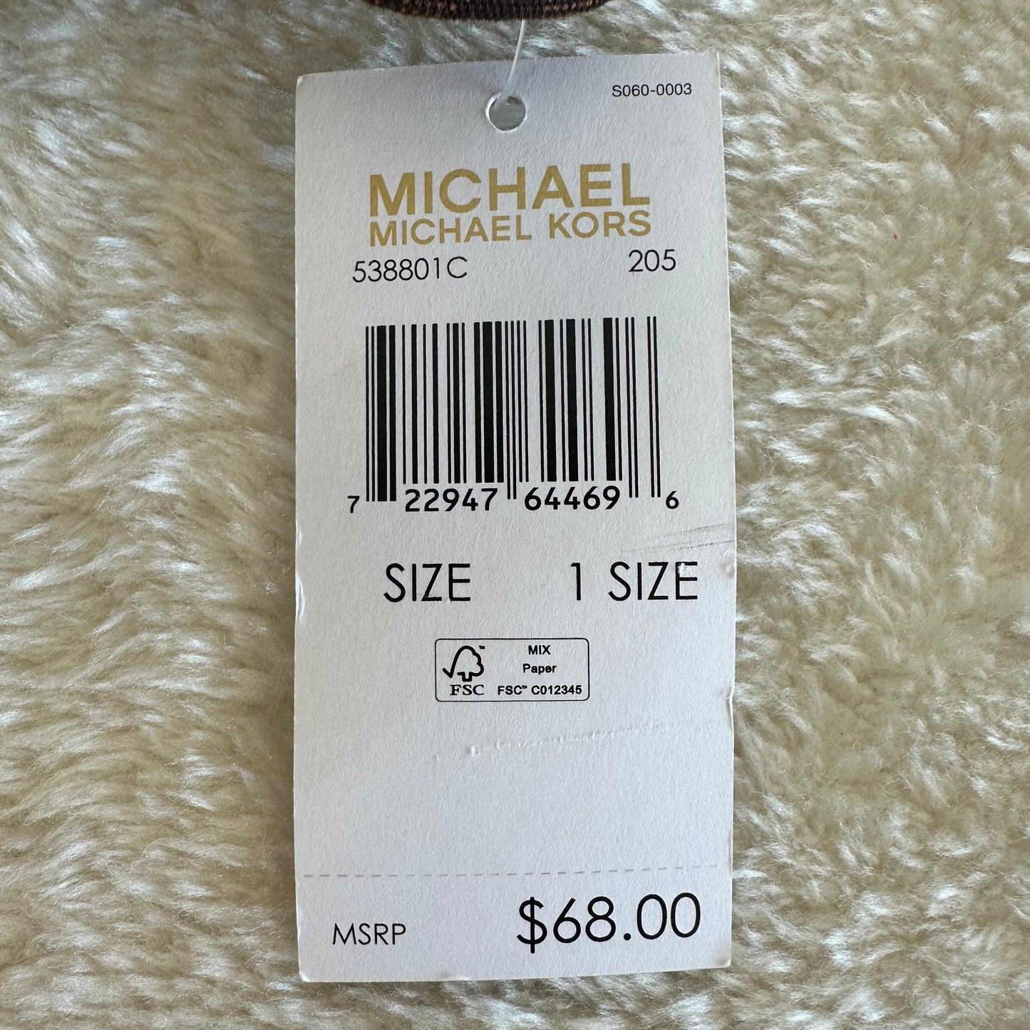 NWT Michael Kors One Size Hat