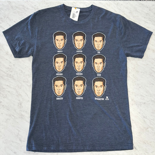 Medium Dark Blue Binnington Top