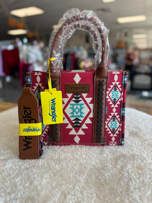 Wrangler Red Purse NWT