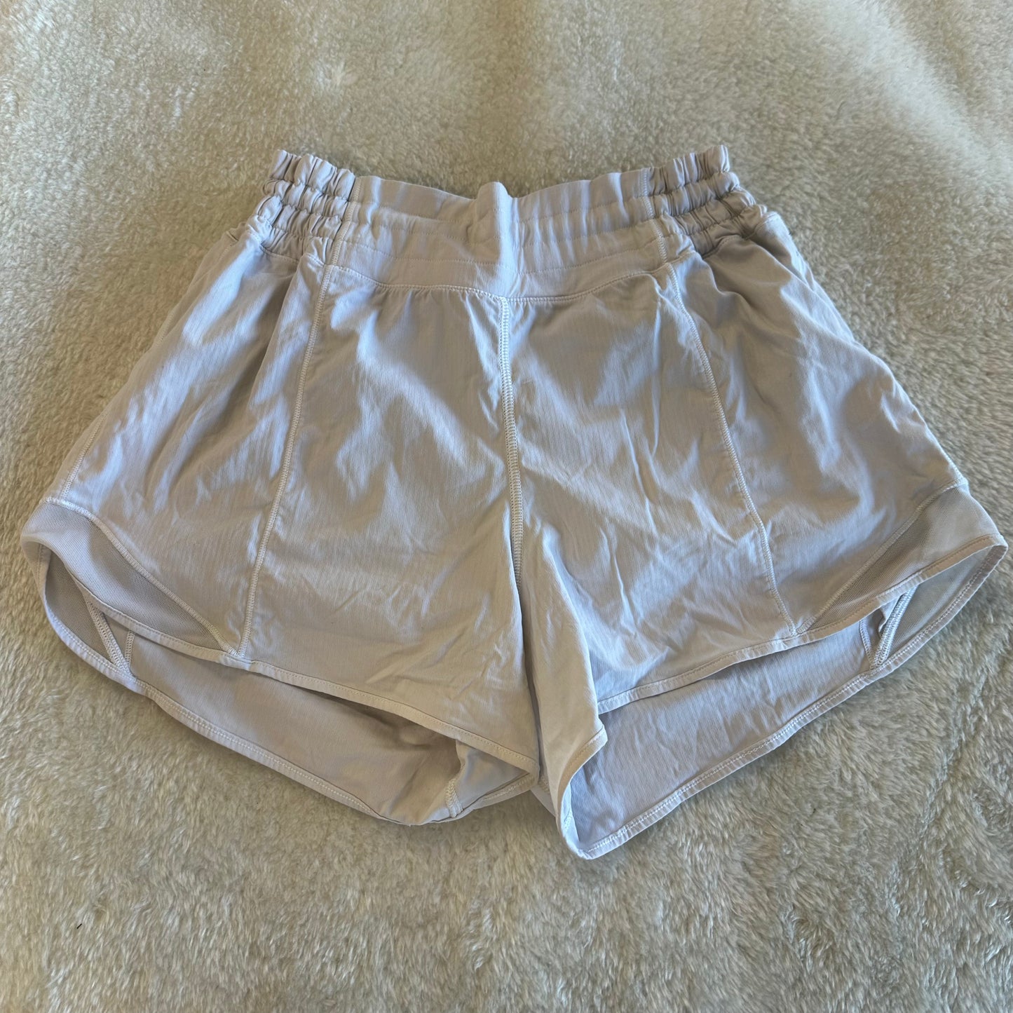 Lululemon 4 White Shorts