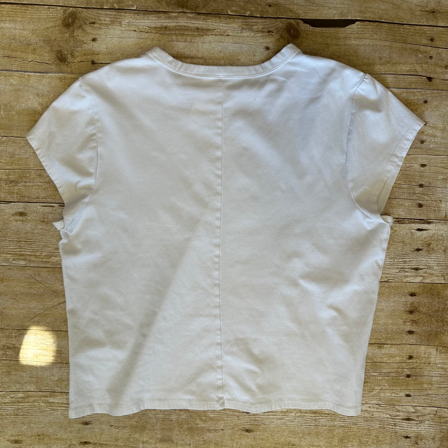 Free Assembly XXL White Baby Tee