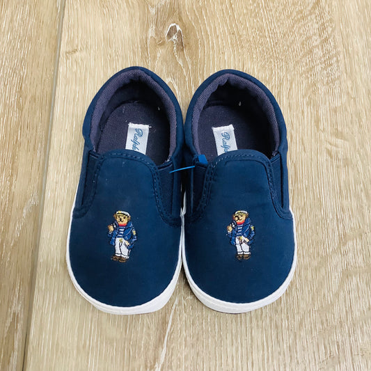Baby Boys size 4 Polo Bear shoes