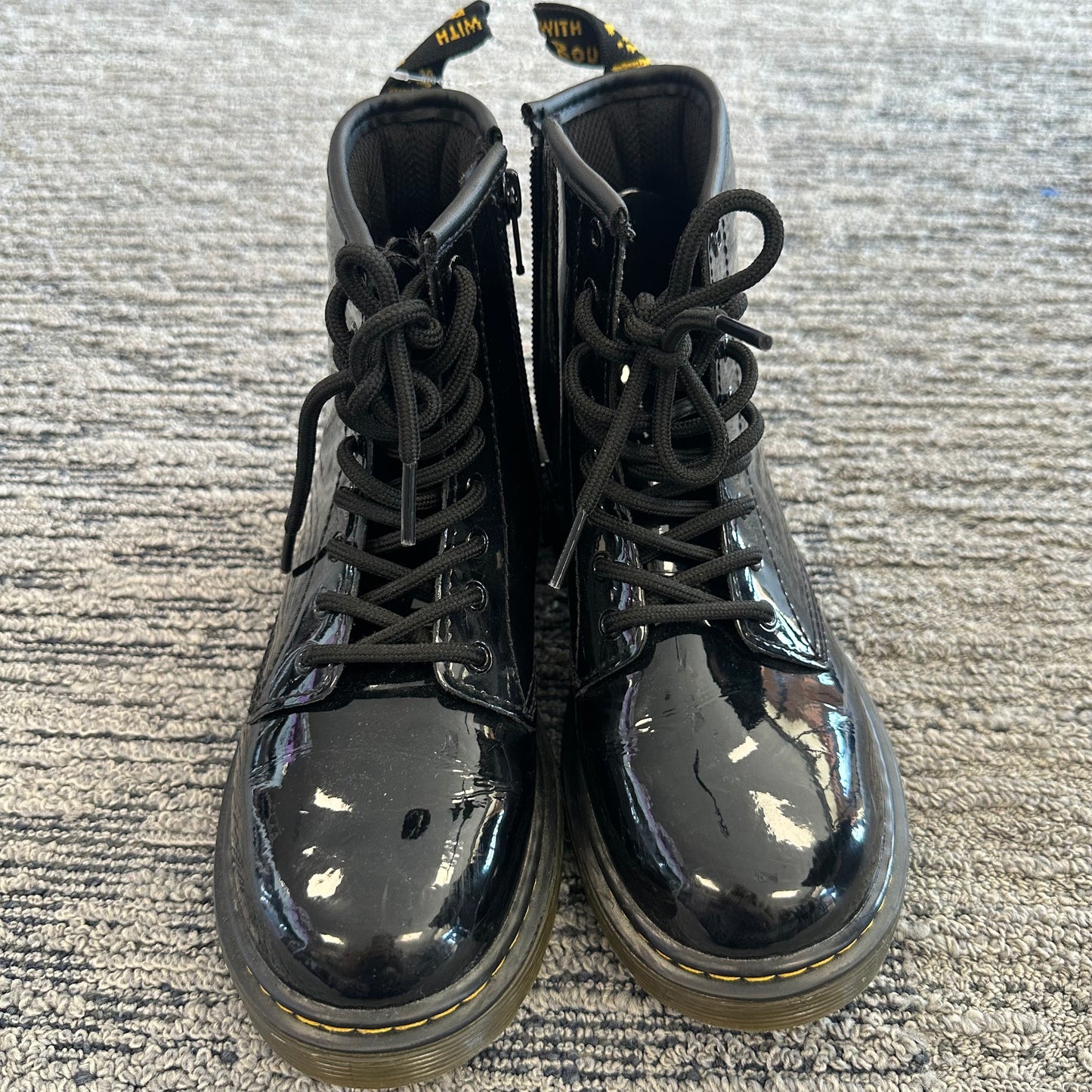 Girls Doc Martins 4 Black Boots