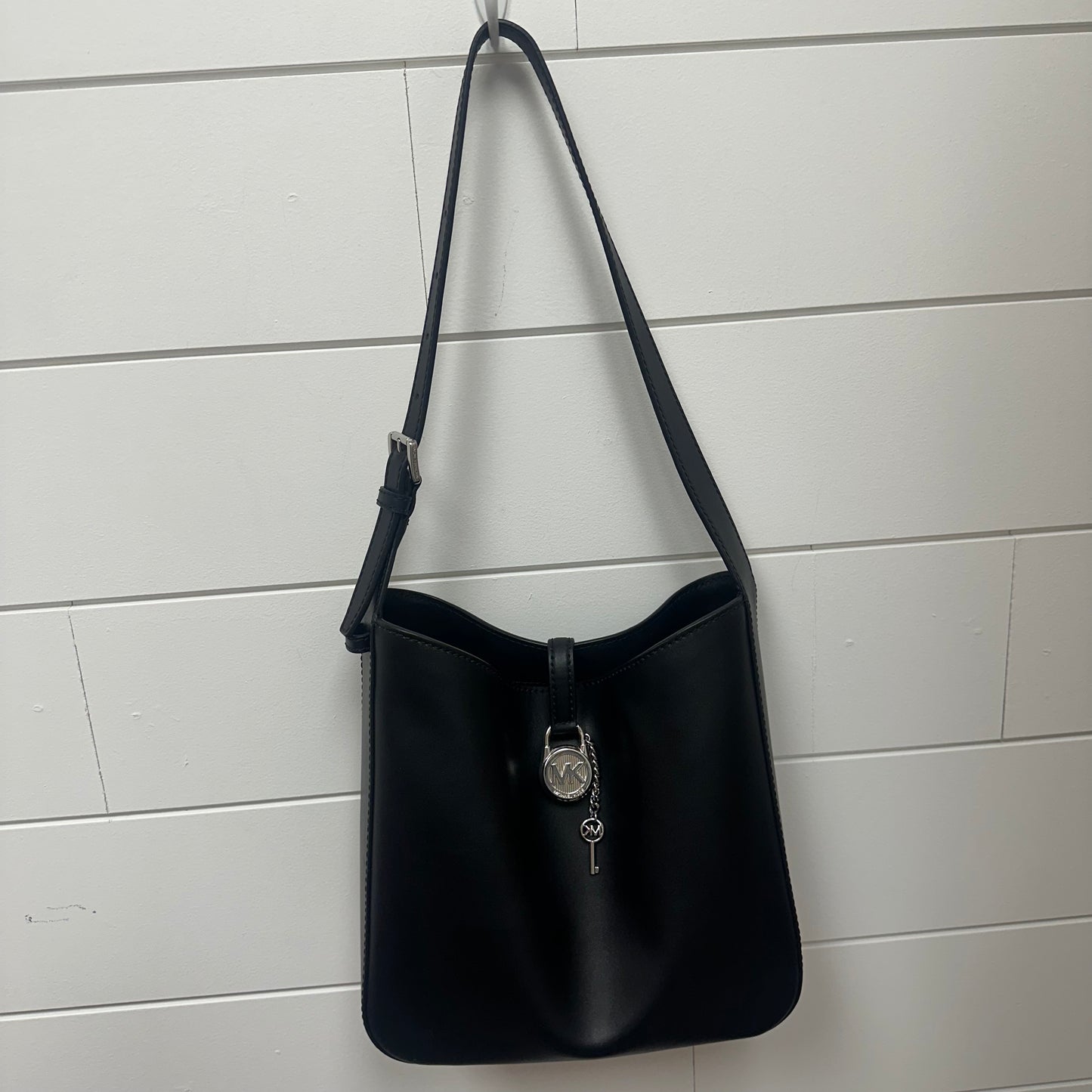 Michael Kors Black Lyra Small Leather Shoulder Bag