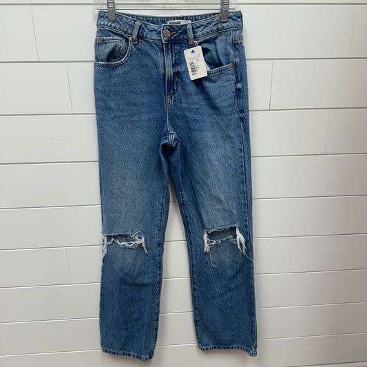 Garage 7/28 90’s Straight Ripped Medium Wash Jeans