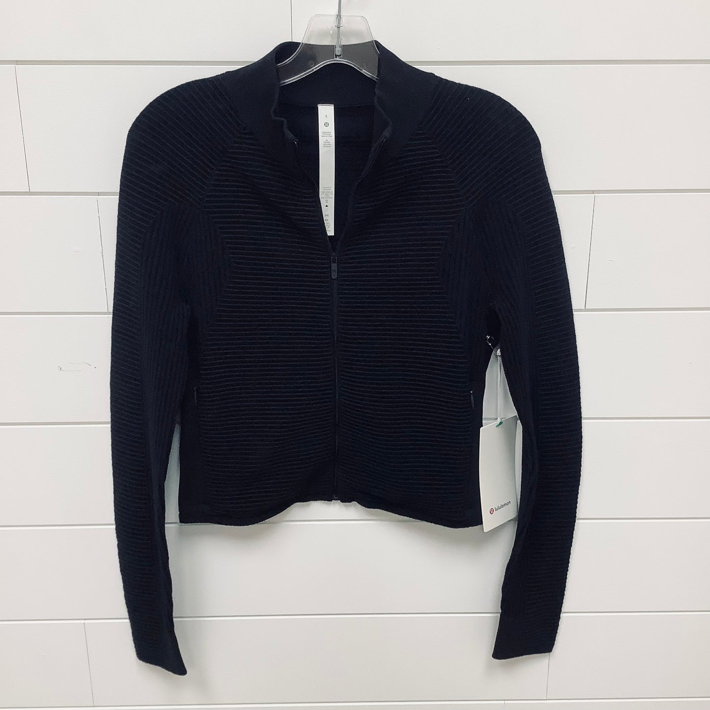 Lululemon small Mixed Rib zip up NEW