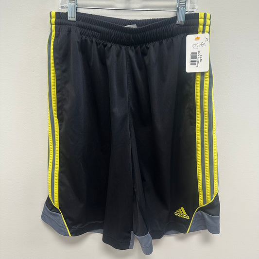 Kids Adidas 16 Black/Yellow/Grey Shorts