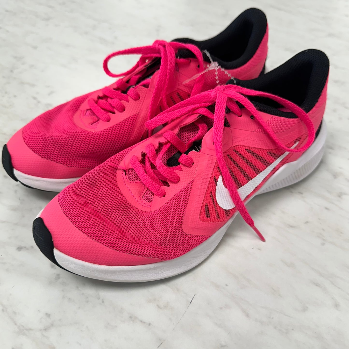 Girls Nike 4 Neon Pink Shoes