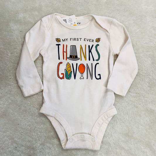 My 1st Thanksgiving 6 month onesie
