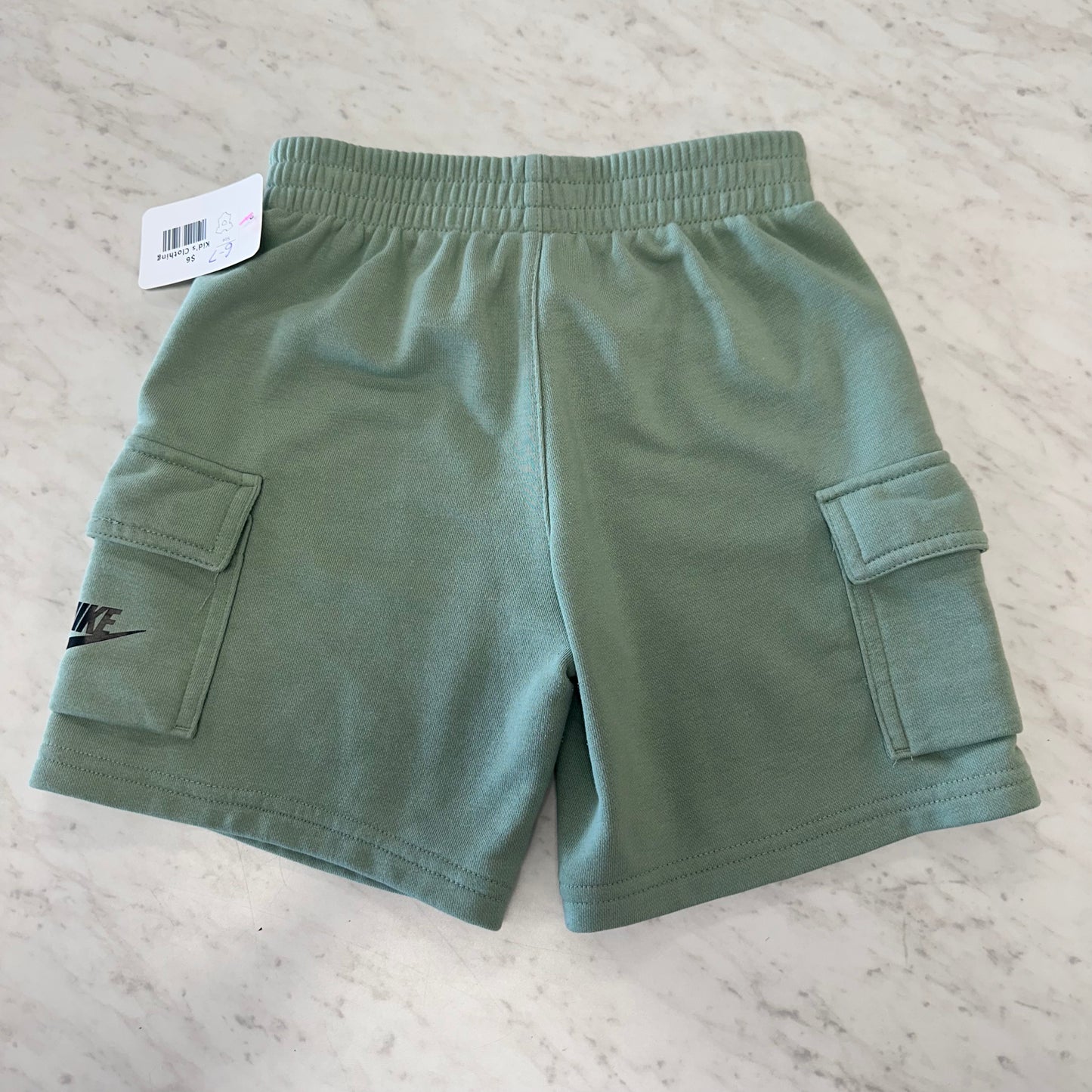 Boys Nike 7 Green Shorts