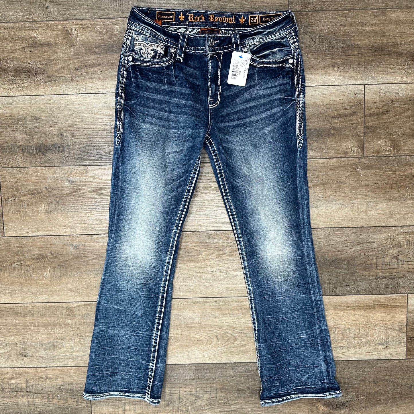 Rock Revival 29 Easy Boot Medium Wash Jeans