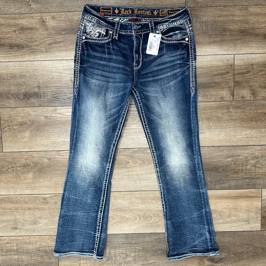 Rock Revival 29 Easy Boot Medium Wash Jeans