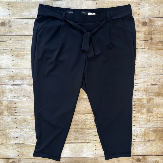 Torrid 3 Black High-Rise Crepe Pants