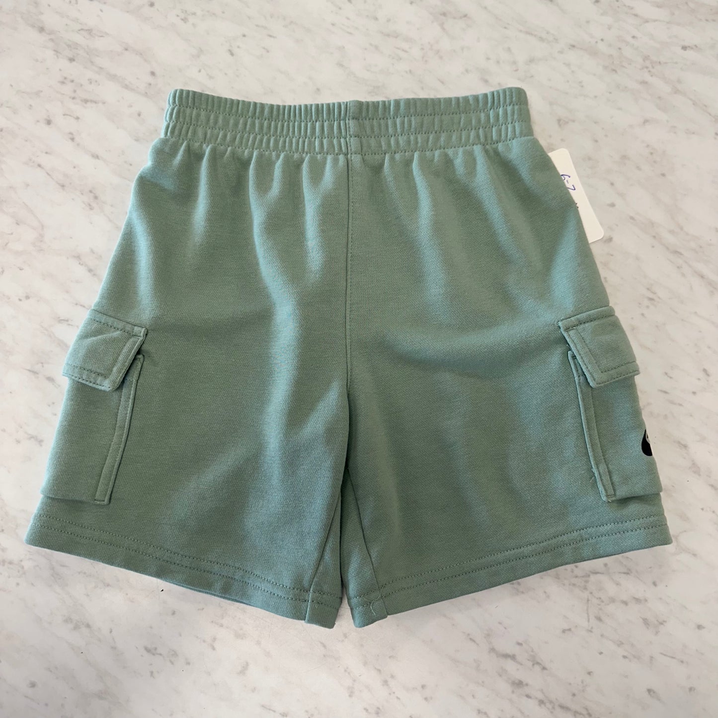 Boys Nike 7 Green Shorts