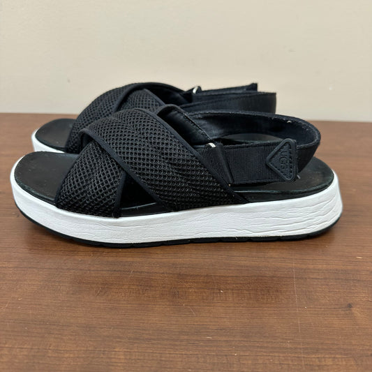 UGG 7.5 Nella Black Sandals