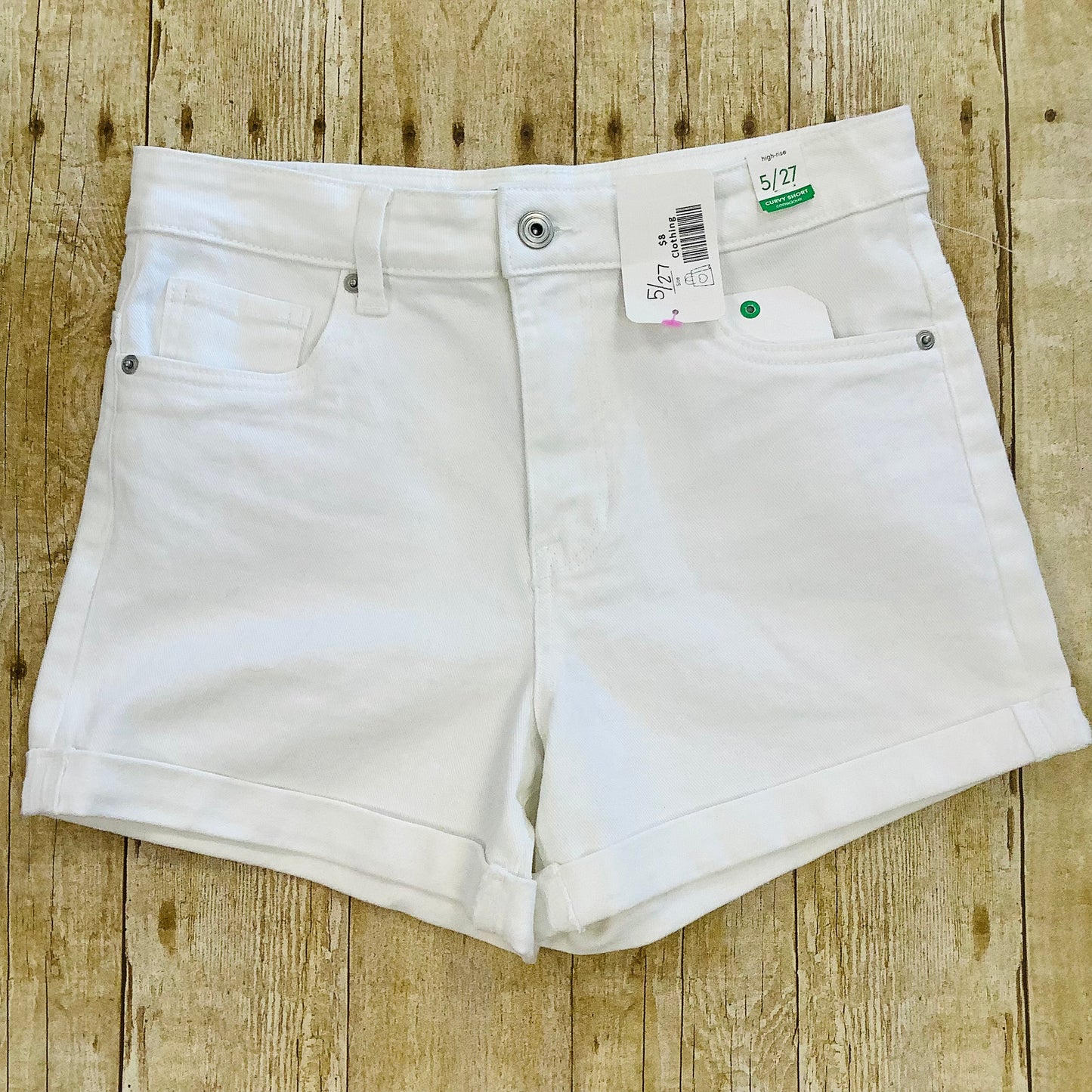 Re generation size 5 high rise curvy jean shorts