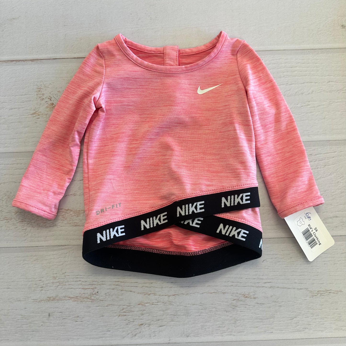 Babygirl Nike 6M Pink Long Sleeve Top
