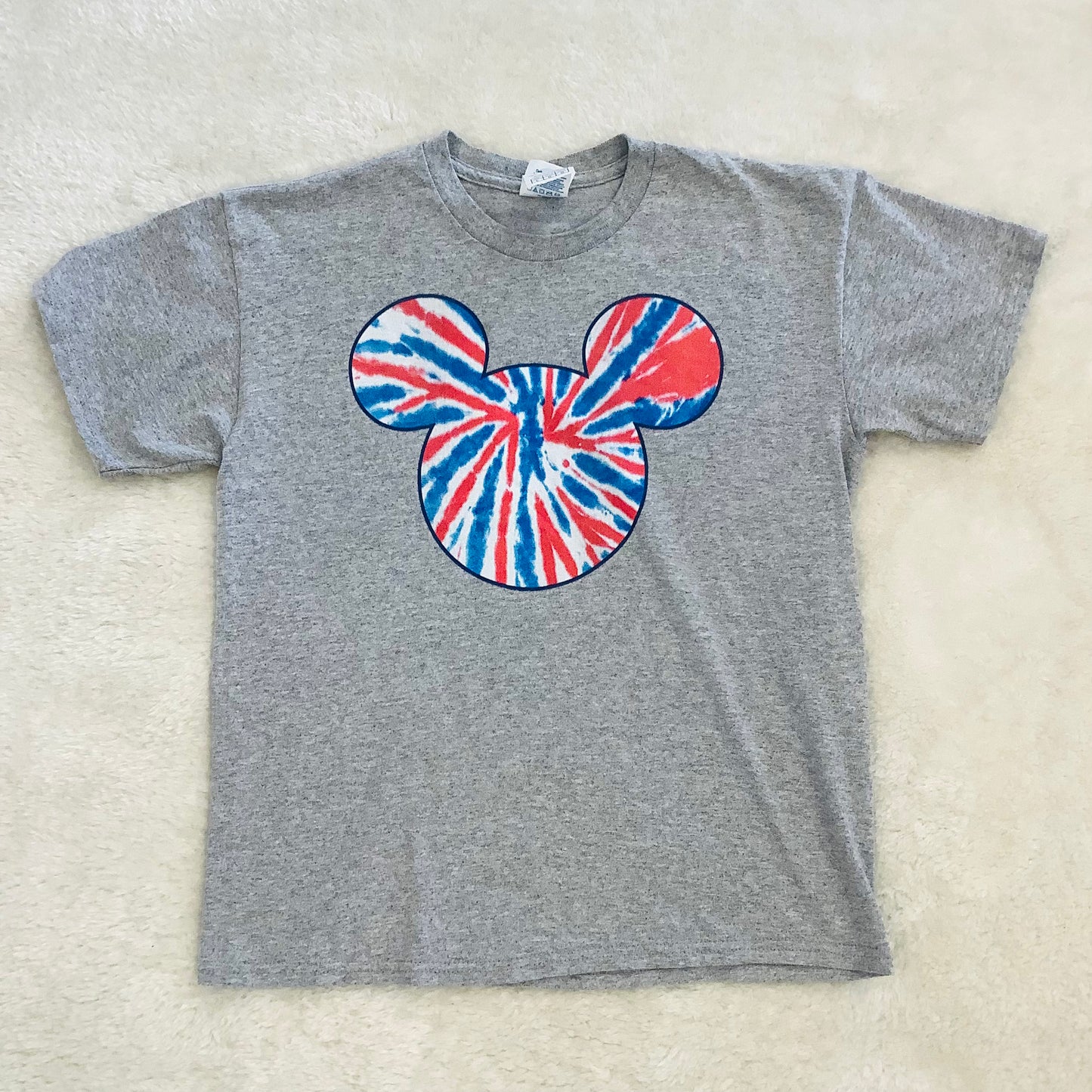 Kids sz 14 Mickey red white & blue tee