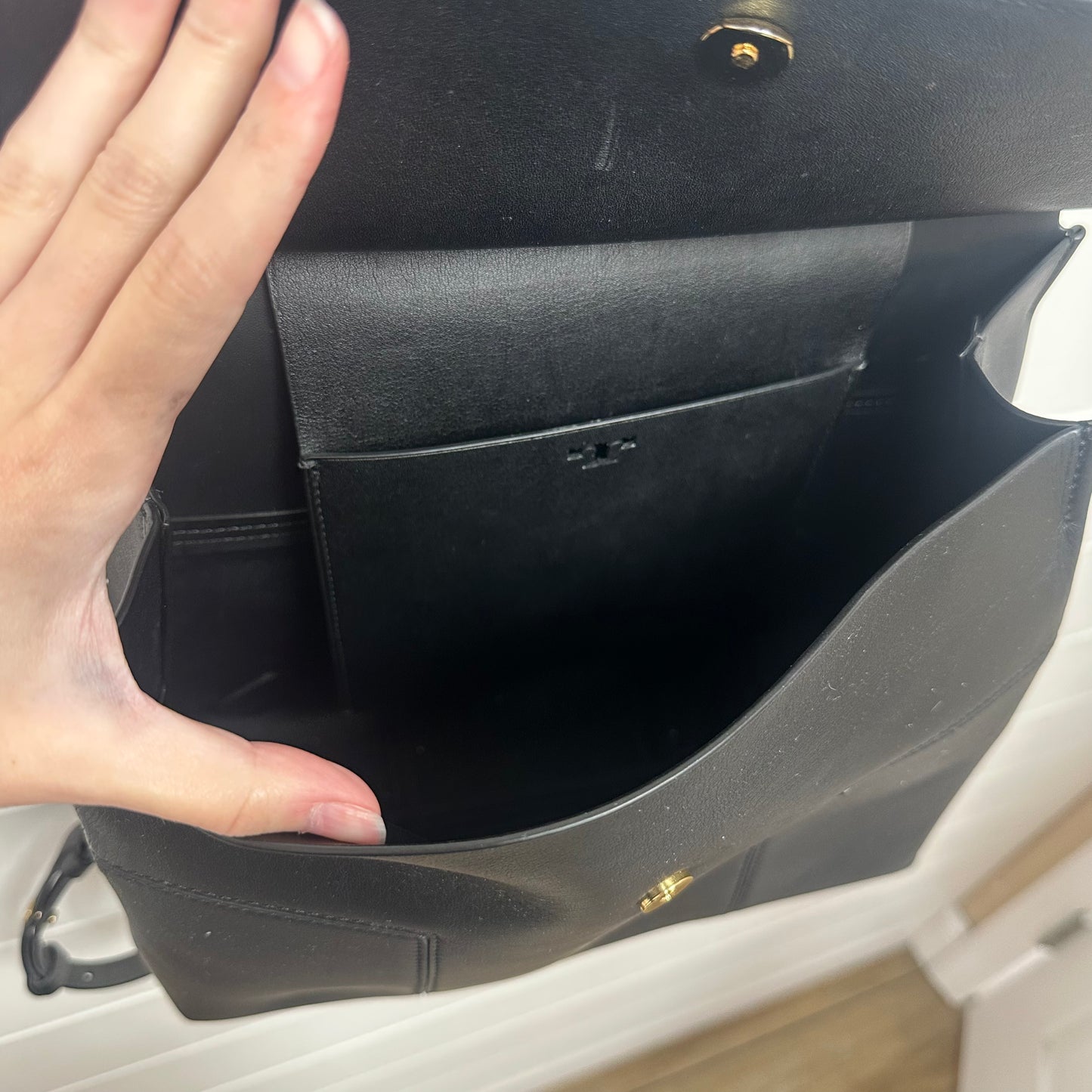 Tory Burch Black Block T Purse