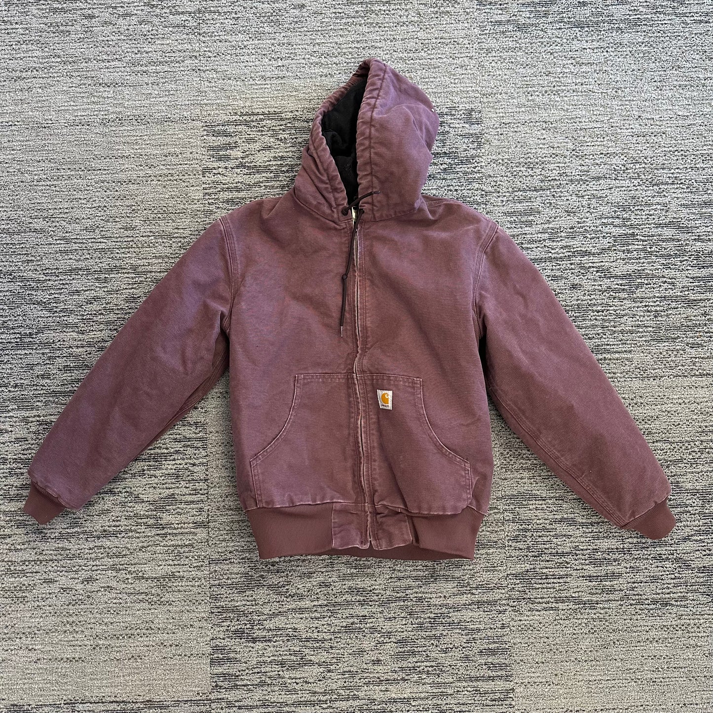 Carhartt Small Purple Hooded Jacket