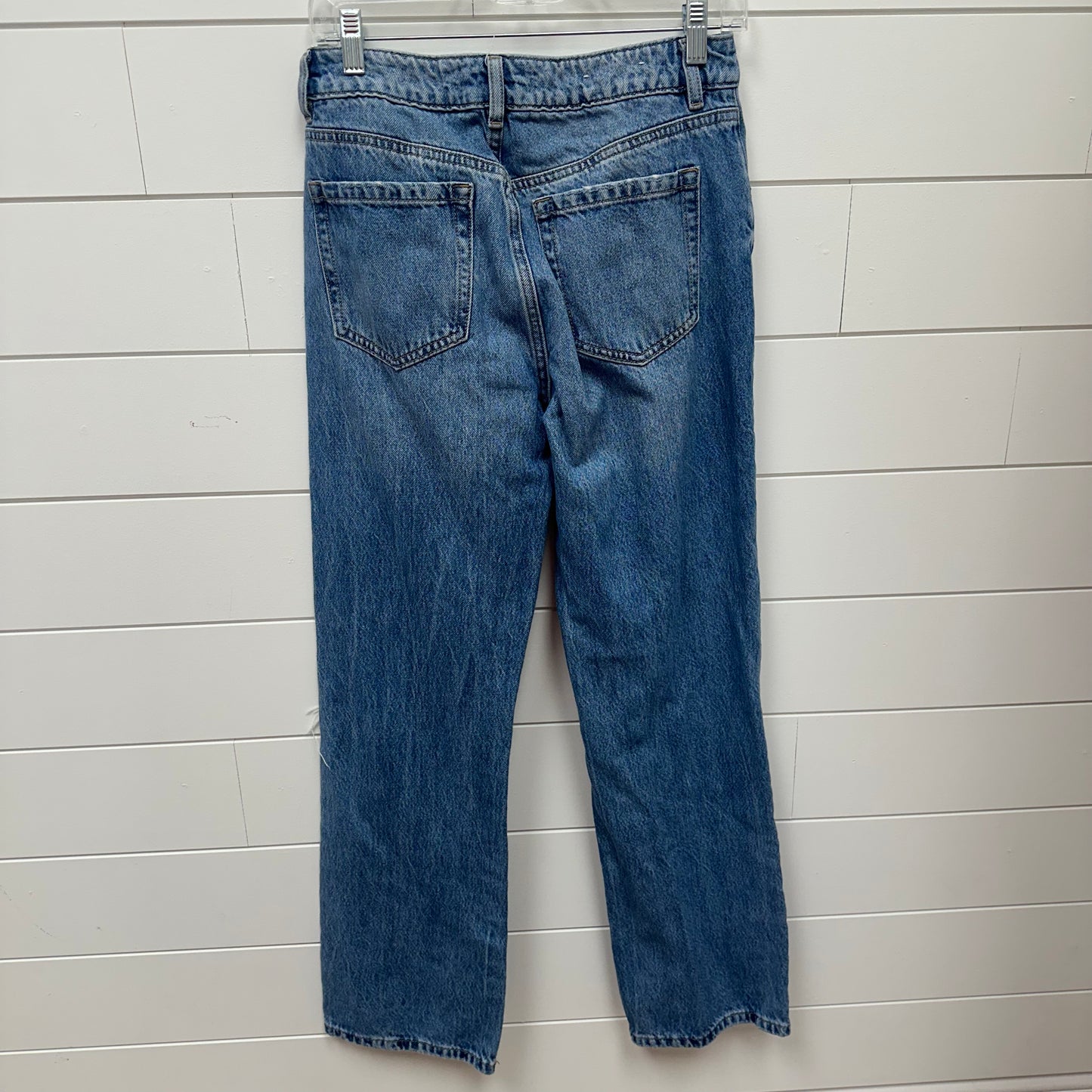 Garage 7/28 90’s Straight Ripped Medium Wash Jeans