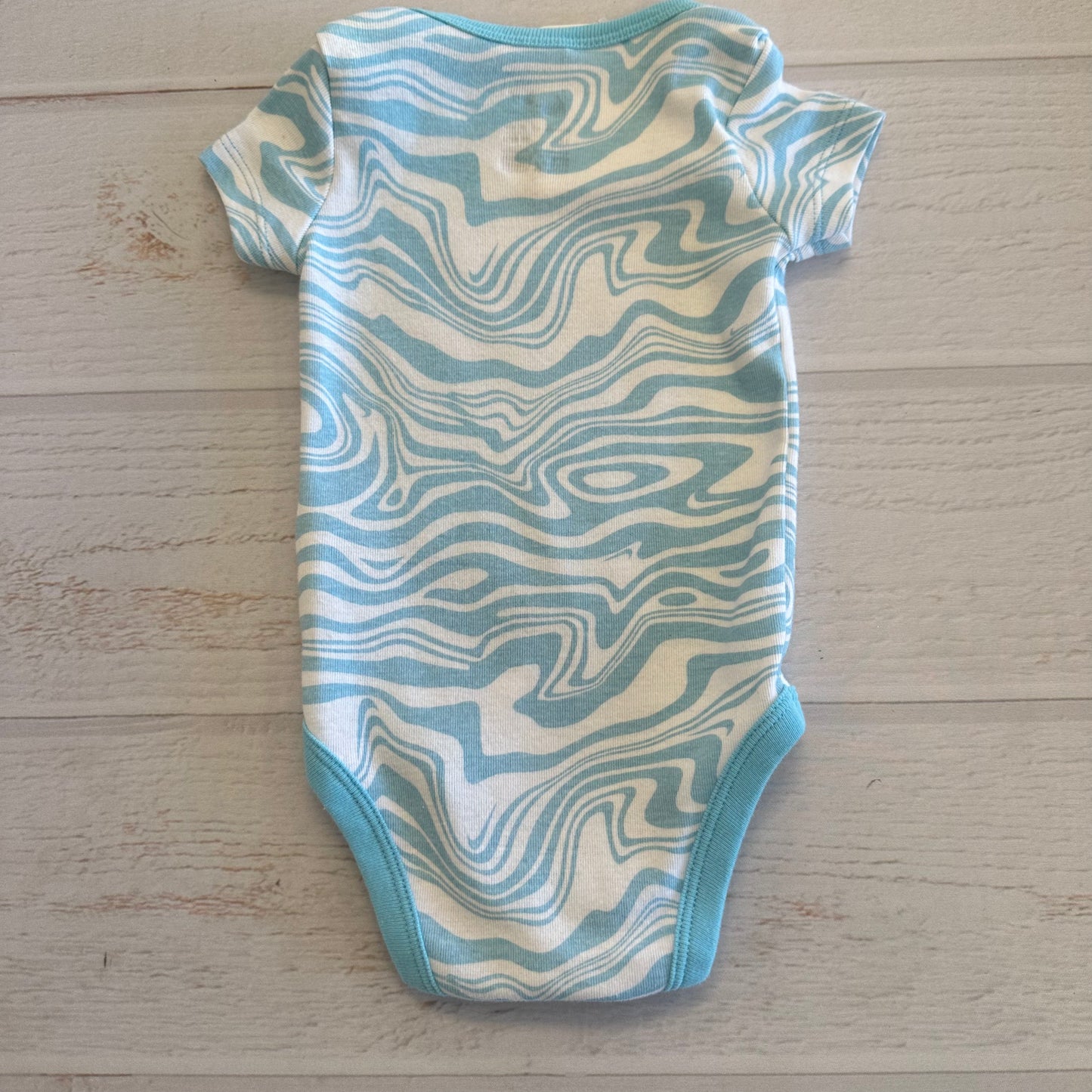 Baby Boy Nike 0-6M Blue Onesie
