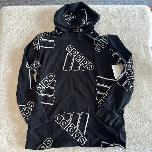 Kids Adidas M(10/12) Black/Grey Top