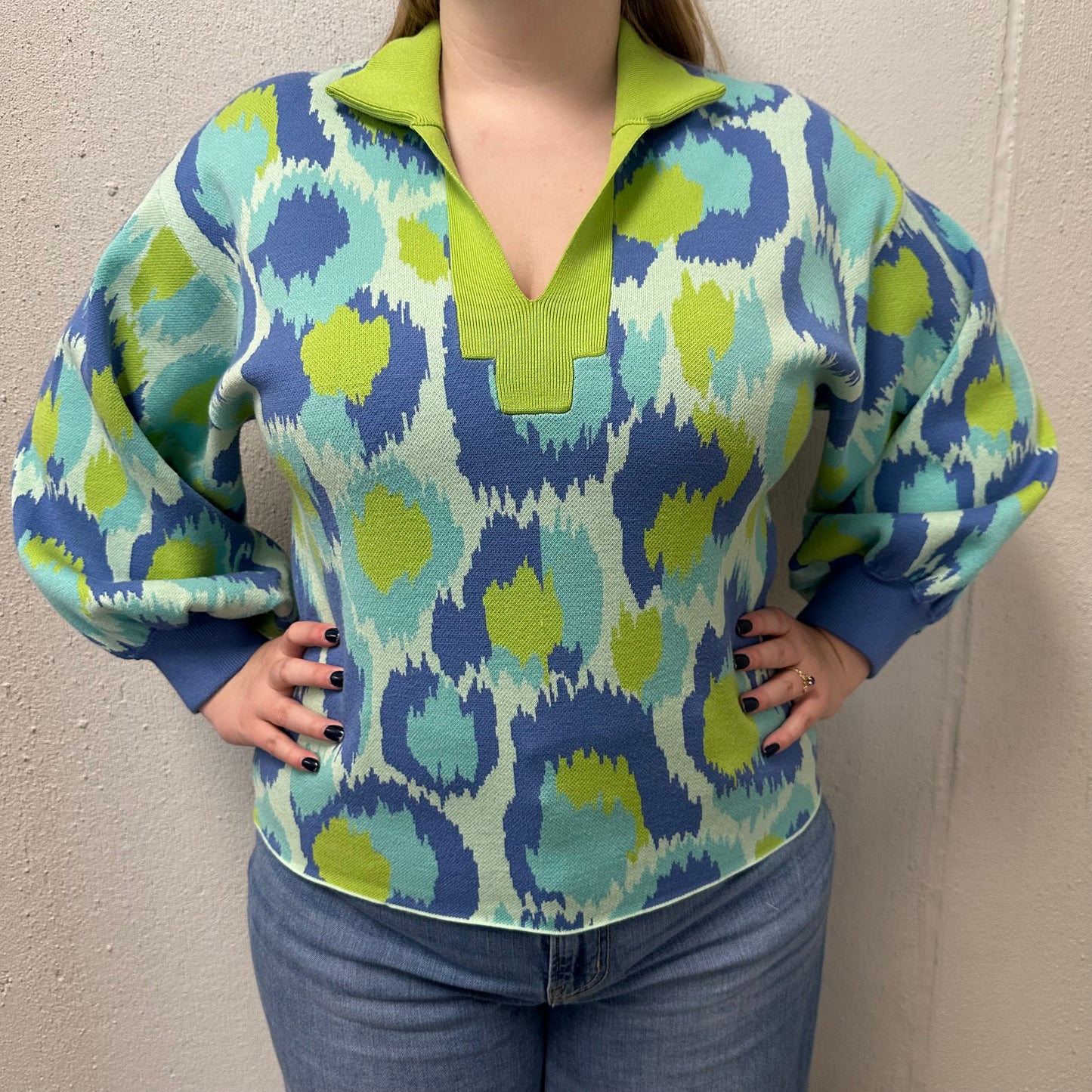 Emily McCarthy L Winter Pop Cheetah Julia Sweater