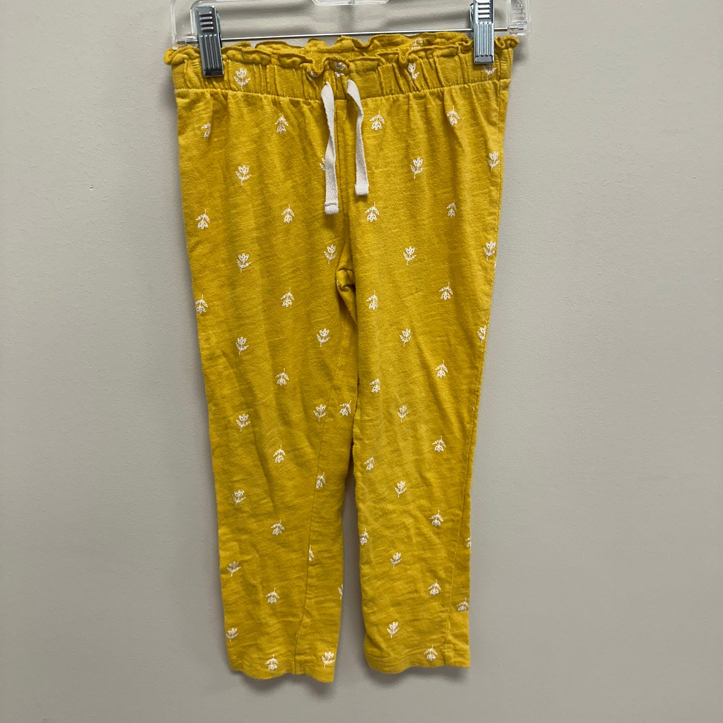 Toddler Carter’s 4T Yellow w/ White Flowers Leggings
