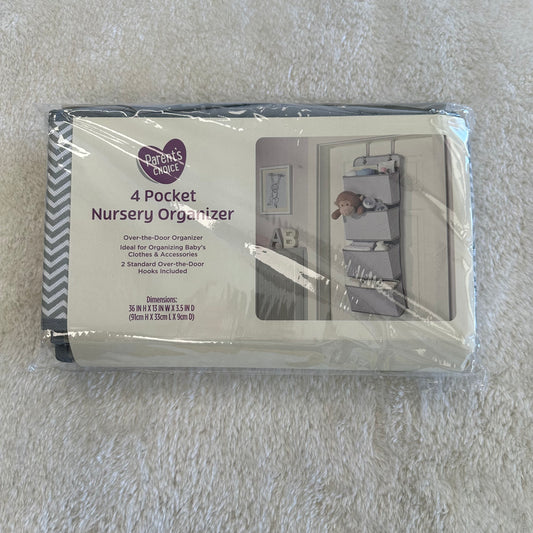 Parents Choice 4 Pocket Nursery Organizer